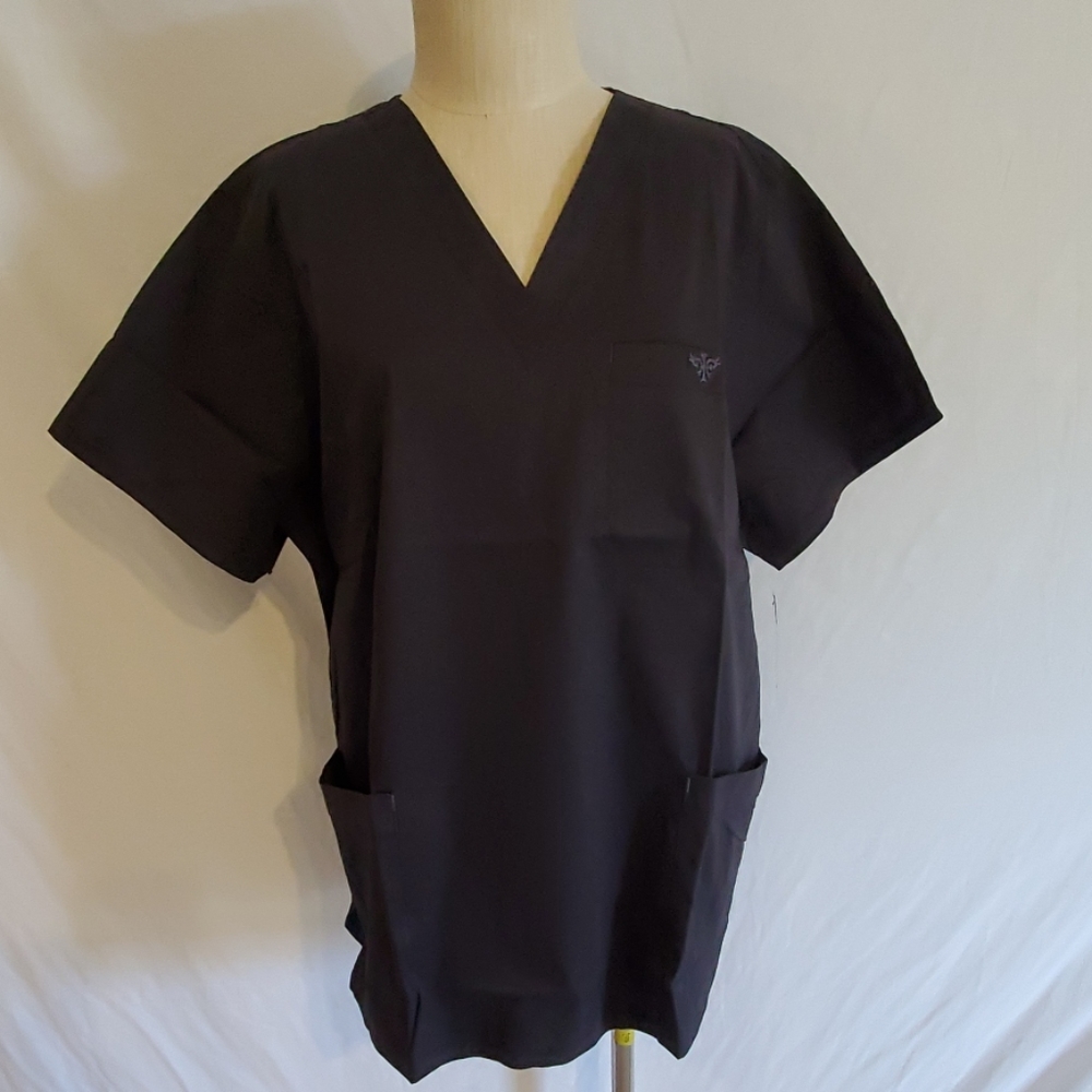 Med Couture 8406 men's  V-neck Black/charcoal